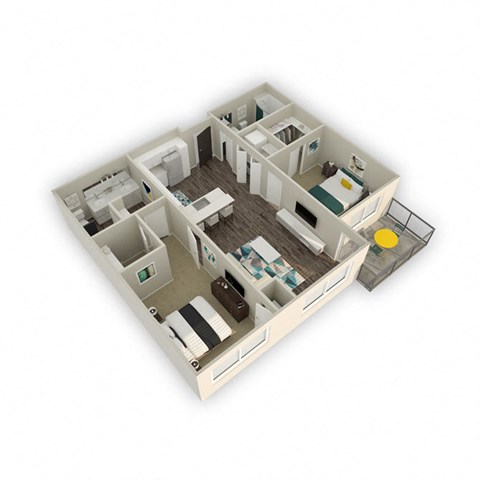 Jubilee Floor Plan at The Zeller, Salt Lake City, Utah